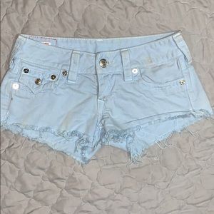 True religion short shorts